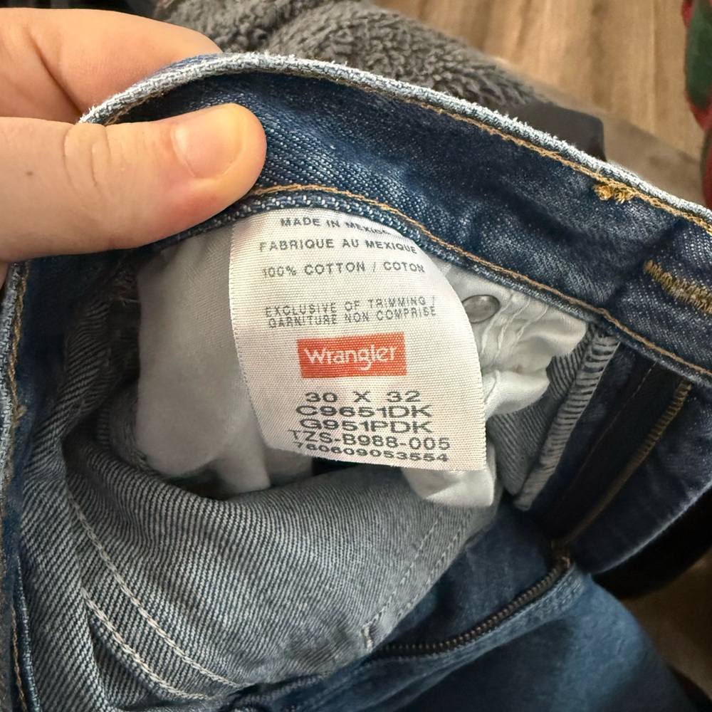 Wrangler Men's Classic Straight Denim Jeans 30X32 - Picture 4 of 7